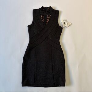 Trixxi Black Sleeveless Mini Dress